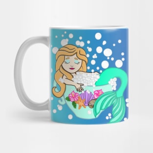 Teacup  Mermaid (blue ombré) Mug